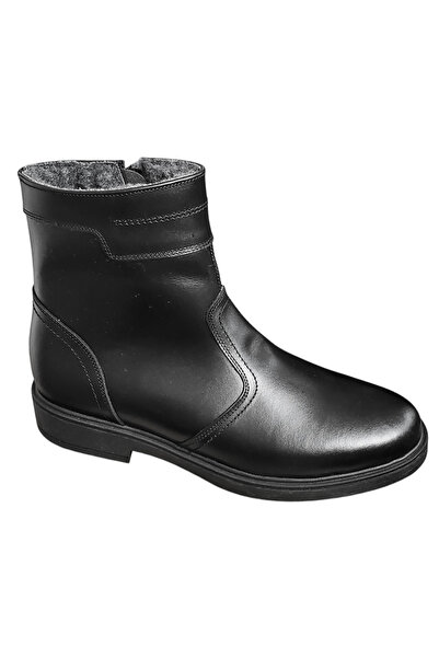 ROM Men's high leather boots with zipper (sizes 39-44)