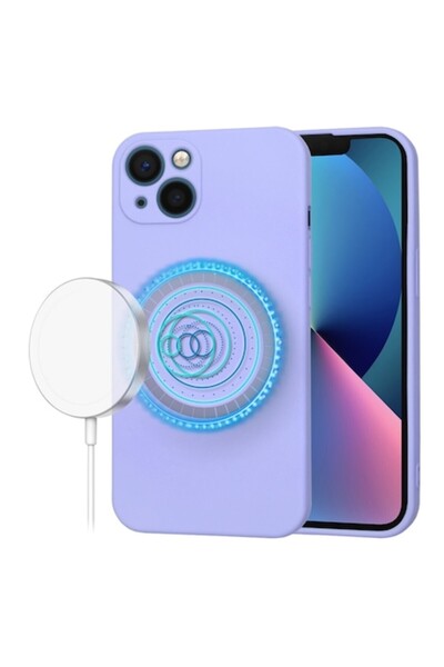 Velo Carcasă compatibilă cu iPhone 13, Grip Pro P3642, silicon, violet deschis