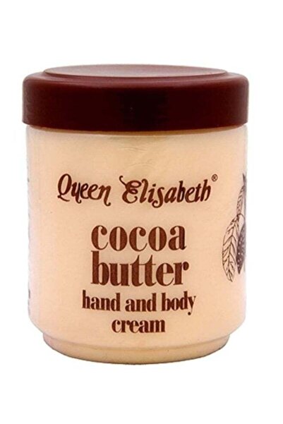 Queen Elizabeth كريم بزبدة الكاكاو لليدين والجسم شفاف 250ملليلتر