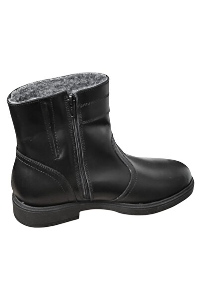 ROM Men's high leather boots with zipper (sizes 39-44)