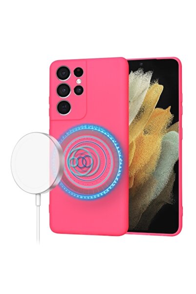 Velo Case compatible with Samsung Galaxy S21 Ultra 5G, Precision Shell P3682, Silicone, Hot Pink