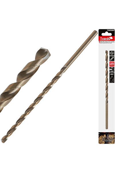 Tvardy HSS drill for metal 8 x 240 mm, DIN 1869, T 02580