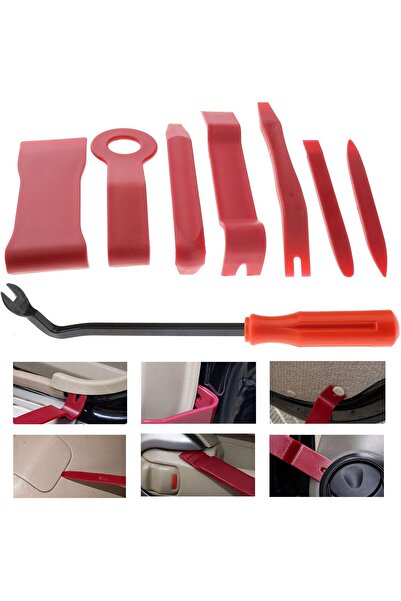OEM Car Radio Trim Removal Tool,Car Door Panel Removal Tool Kit,Strong Nylon Lever Tool Kit - Pack of 8
