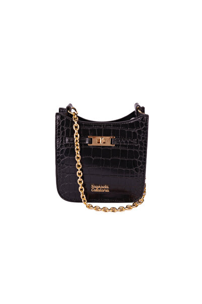 Sagrada Catalana AMARA Women's Black Bag – Minimalist Crossbody,