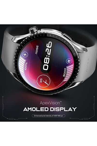 Noise Origin Smart Watch (Jet Black) — 1.46" ApexVision AMOLED, EN 1 Processor, Nebula UI