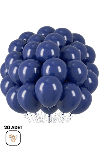 BALOMİS Lacivert Balon Arka Plan Ve Mekan Süsleme Dekorasyon Balonu