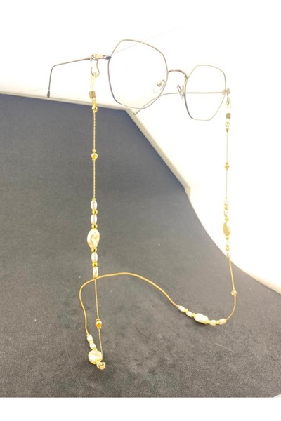 Optic Master Pearl Beaded Eyeglass Chain / Cord