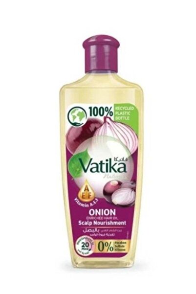 Vatika زيت الشعر الغني بالبصل للتحكم في تساقط الشعر 200 مل