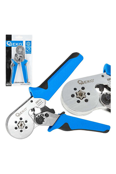 GEKO Hexagonal crimping pliers, 0.25-6 mm², G 01774