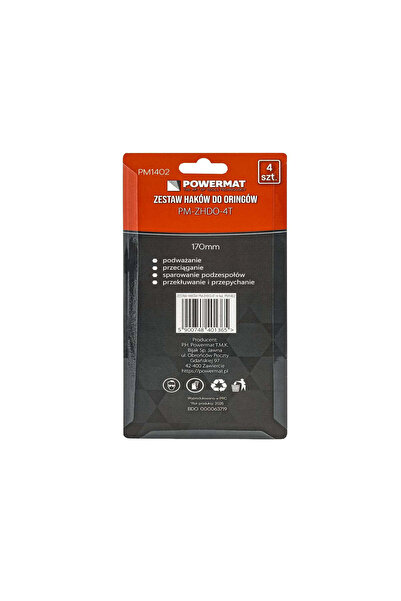 Powermat Gasket Hook Set PM-ZHDO-4T, 4 pcs, PM 1402