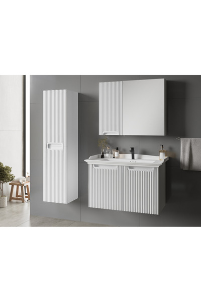 ROSEART BANYO 80cm Banyo Dolabi Seti̇