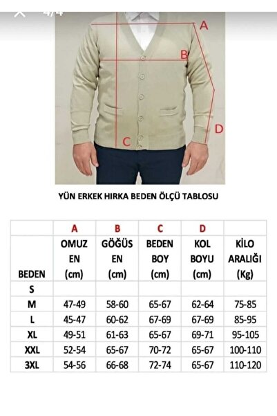 güncüoğlu Long Sleeve Collar Without Pockets Sleeves and Bottom Part with Ribbed (Elastic) Thin Wool Men's Sweater