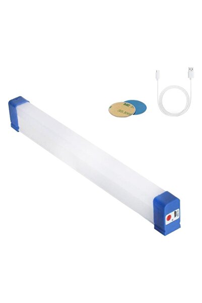 Powermaster BK-300 Mıknatıslı Şarjlı 3 Modlu Solar Beyaz Lamba 32 Cm