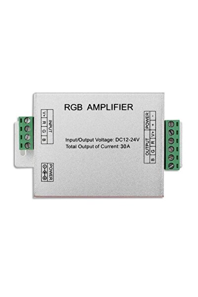 Powermaster PM-4877 12 Volt - 24 Volt 30 Amper RGB Şerit Led Amplifier (Repeater)
