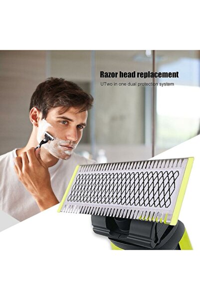 OEM Product - Men's Manual Beard Shaver Replacement Blade Head - Compatible with Philips OneBlade Shaver