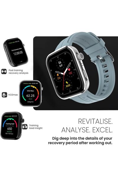 Noise ColorFit Pro 5 Max 1.96" AMOLED Smartwatch, BT Calling, VO2 Max - Jet Black