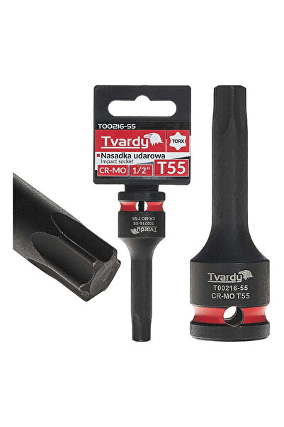 Tvardy Impact Torx Socket 1/2" T55 Cr-Mo - T00216-55