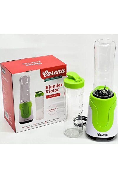 Casena Blender smoothie, VT-12, multifunctional, 180W, cu 2 recipiente portabile
