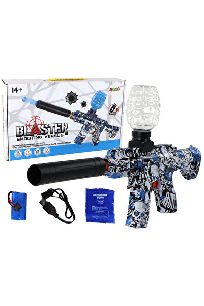 LEAN Automatic water bead gun, 33 x 16 x 4 cm, blue,