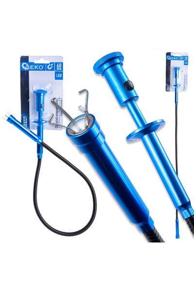 GEKO Instrument magnetic flexibil de prindere cu LED, 60 cm, G03227