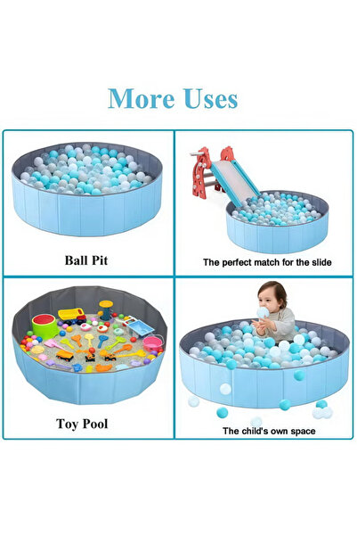 Generic Children's toy sandbox with a foldable home fence for indoor sand play, comes with a storage bag