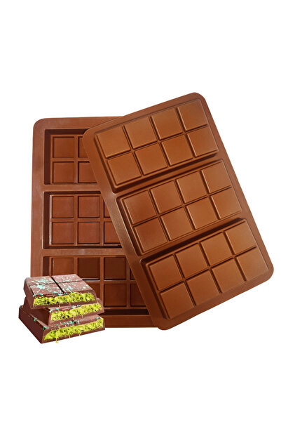 OEM Deep Large Thick Silicone Chocolate Bar Mold for 8/12/24-Cavity Candy Bars