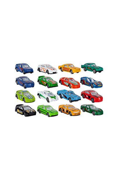 MalPlay set of 16 metal toy cars, 1:64 scale