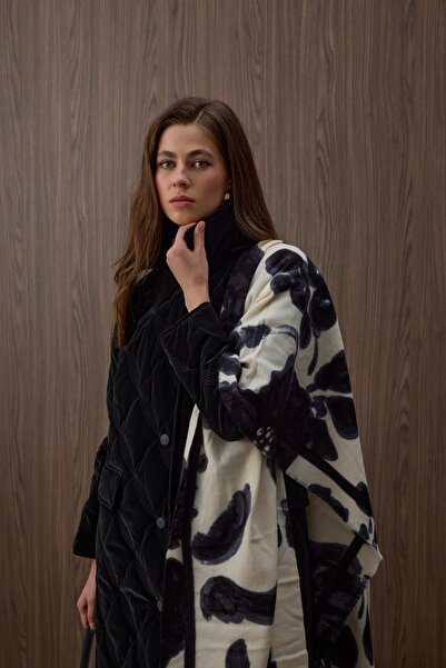 Ferraceci Black Quilted Coat