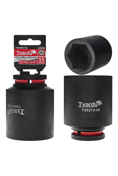 Tvardy Cheie tubulară lungă cu 6 puncte, 3/4", 55 mm, Cr-Mo - T 00213-55