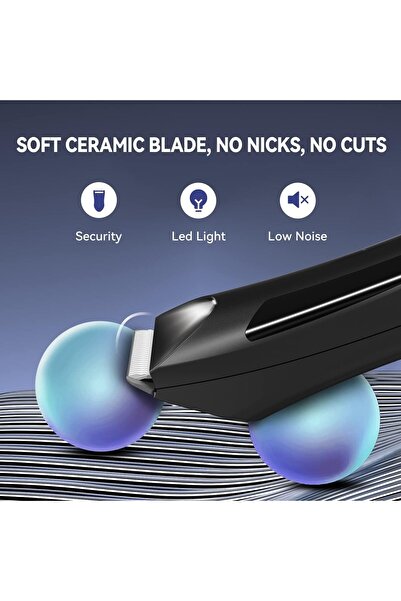 genernic Necomi Body Hair Trimmer and Electric Shaver - Waterproof Groin Trimmer for Men