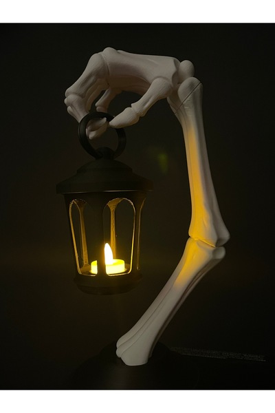 Sihirli Ev Masa üstü iskelet el lamba