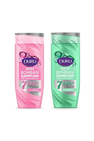 Duru Moisture Bomb Shampoo for All Hair Types and Oily Hair 400 ml Set of 2