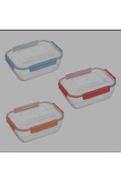 OEM Set of Transparent Casseroles with Lids 3 Sizes - 3pcs