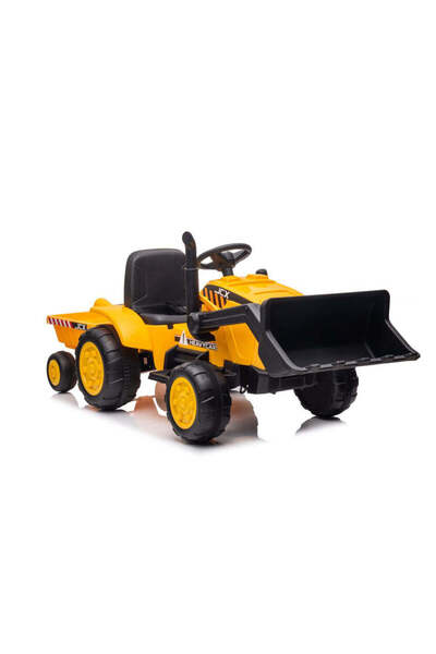LEAN Electric Tractor S617 with trailer, yellow/black, 13543