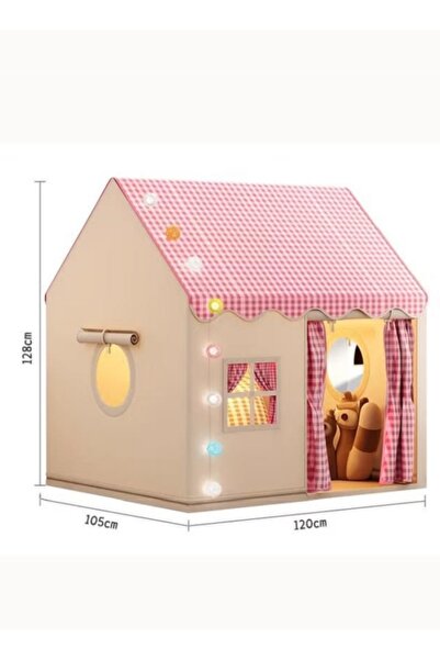 Generic Children's Play Tent House Indoor Tent Dollhouse Castle Small House Tent Princess Castle Game Tent