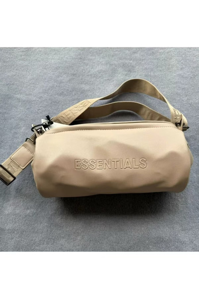 Generic Mini Barrel Travel Bag - Full PU Material, Super Soft Texture Like Lambskin, Compact and Portable