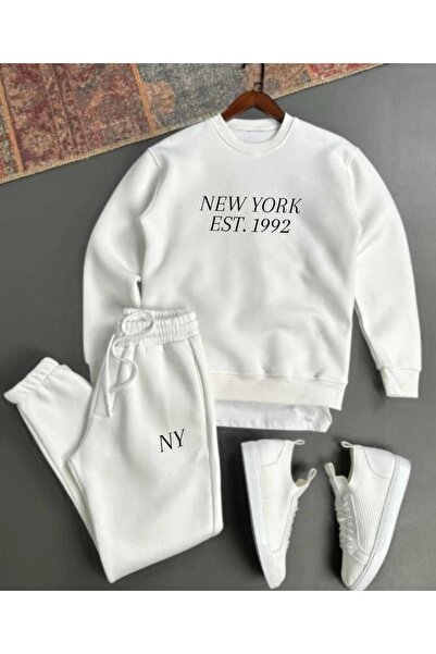 woonkey New York Streetwear Oversized Set – Black Sweatshirt & Jogger