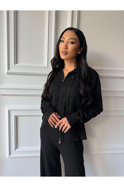 CC STORE CARISSA long two-piece set, zip-up hoodie and loose pants