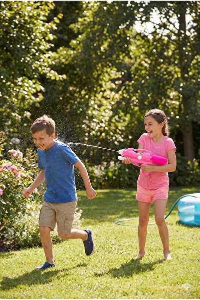 REZZOSS High Pressure Manual Water Gun for Kids - Continuous Stream Squirt Gun Blaster for Boys & Girls Gift