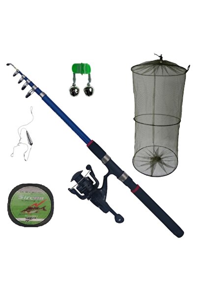 Cool Angel EMAGPESCUIT Set lanseta Fishing 3.6 m si mulineta CB 240, juvelnic, fir 100 m, montura si clopotel