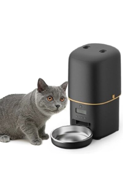 AMYMAT Hrănitor automat inteligent pentru câini și pisici 4L PF01 - Temporiza...