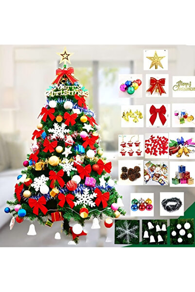 COOYA Christmas Tree,DIY Christmas Tree Pendant,Include Colorful String Lights And Accessories