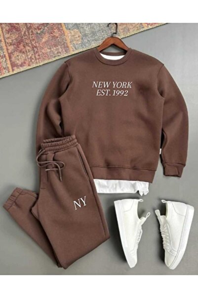 woonkey New York Streetwear Oversized Set – Black Sweatshirt & Jogger