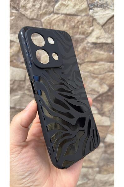 Vip Case Infinix Note 30 Compatible Zebra Patterned Silicone Shock-Absorbing Classic Protective Rubber Case 277