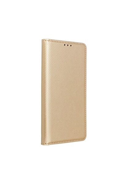 megaMobile Husă Smart Book pentru iPhone 13 Pro Max, aurie