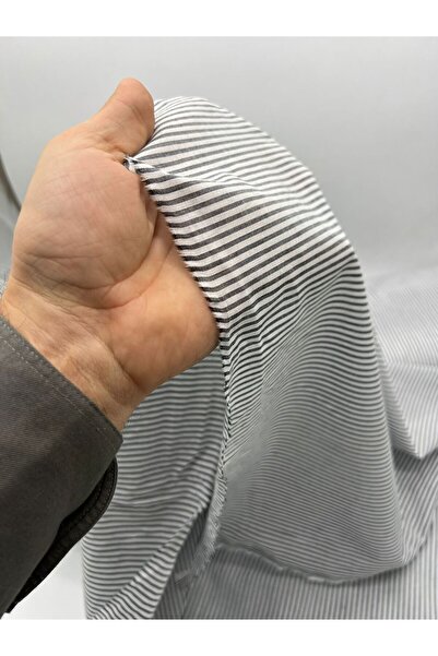 Kumaş Sevdası Voile de bumbac cu dungi, lățime de 150 cm, poate fi folosit ca...