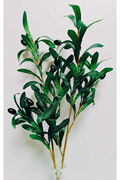 OSO HOME Meyveli Yapay Zeytin Dalı 75 cm Uzun Dal
