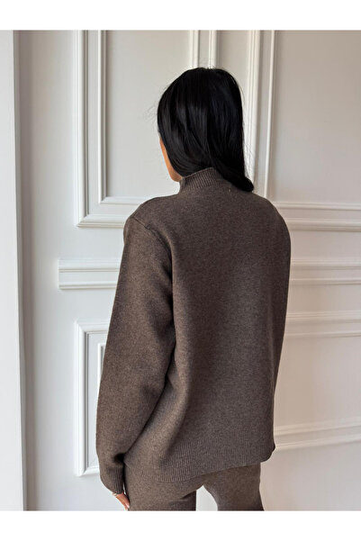 CC STORE ADHELA long two-piece set, blouse with collar at the base of the neck and loose pants