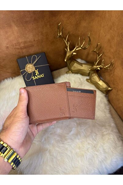 SANAT Leather Sl-620 Genuine Leather Men's Wallet Card Holder – with Coin Compartment