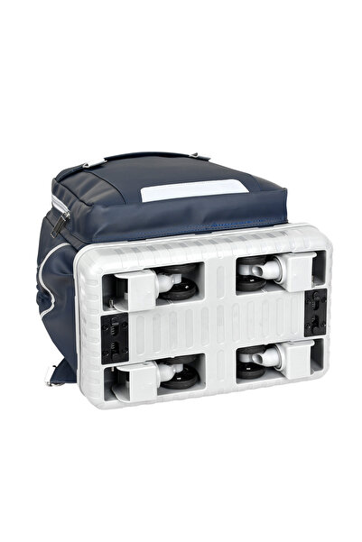 BGT BEGATİ Foldable Wheeled Backpack for Daily Use with Hidden Drawer Bag